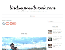 Tablet Screenshot of lindseywestbrook.com